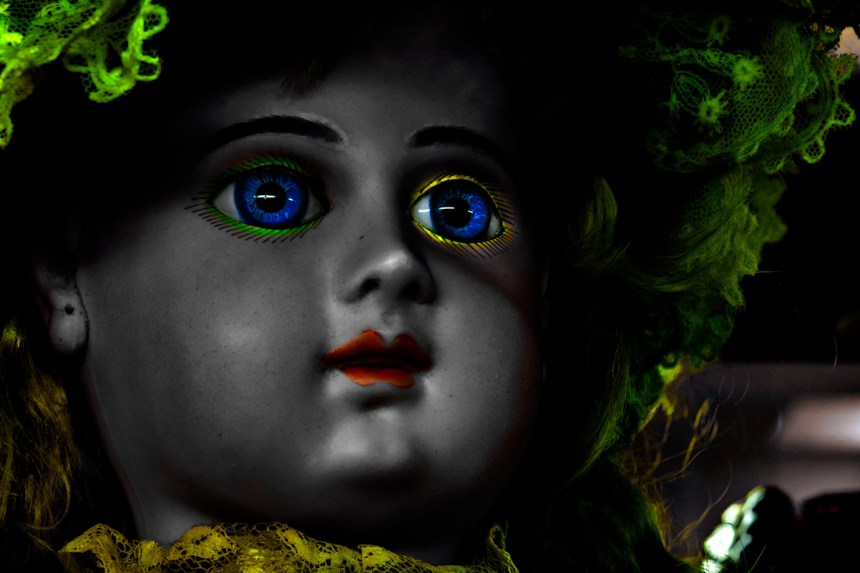 vintage dolls - Neon