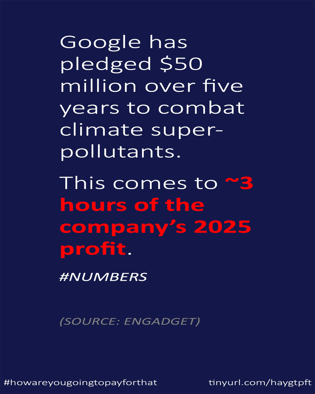 Google-3-hours #howareyougoingtopayforthat